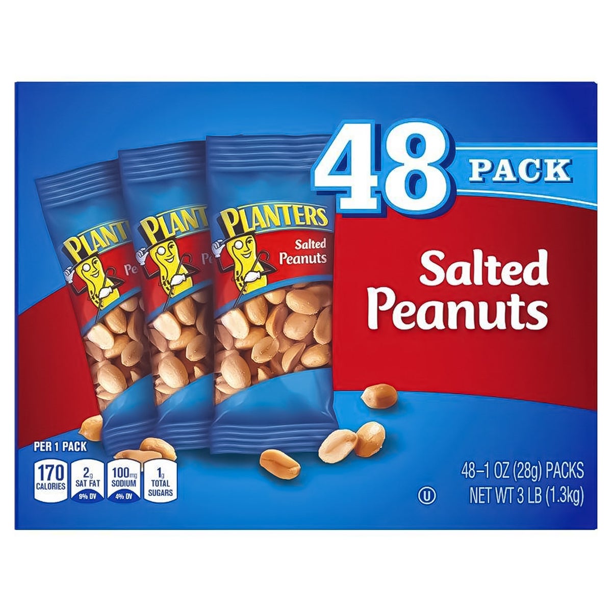 Planters salted peanuts pantry snack