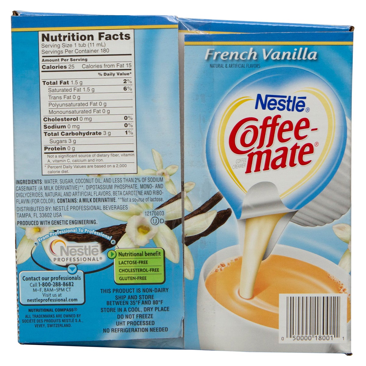 French vanilla Coffee-mate creamer for coffee