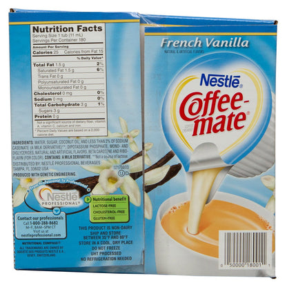 French vanilla Coffee-mate creamer for coffee