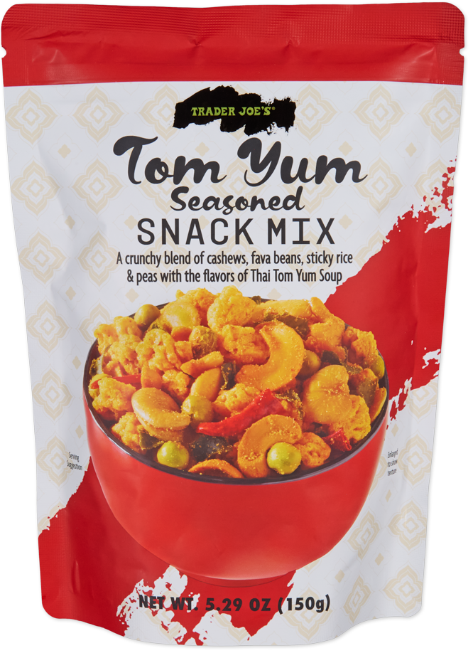 Tom Yum seasoned snack mix in package