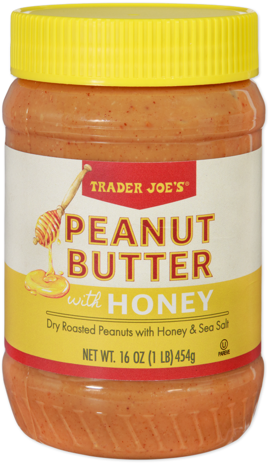 Trader Joe's peanut butter with honey spread