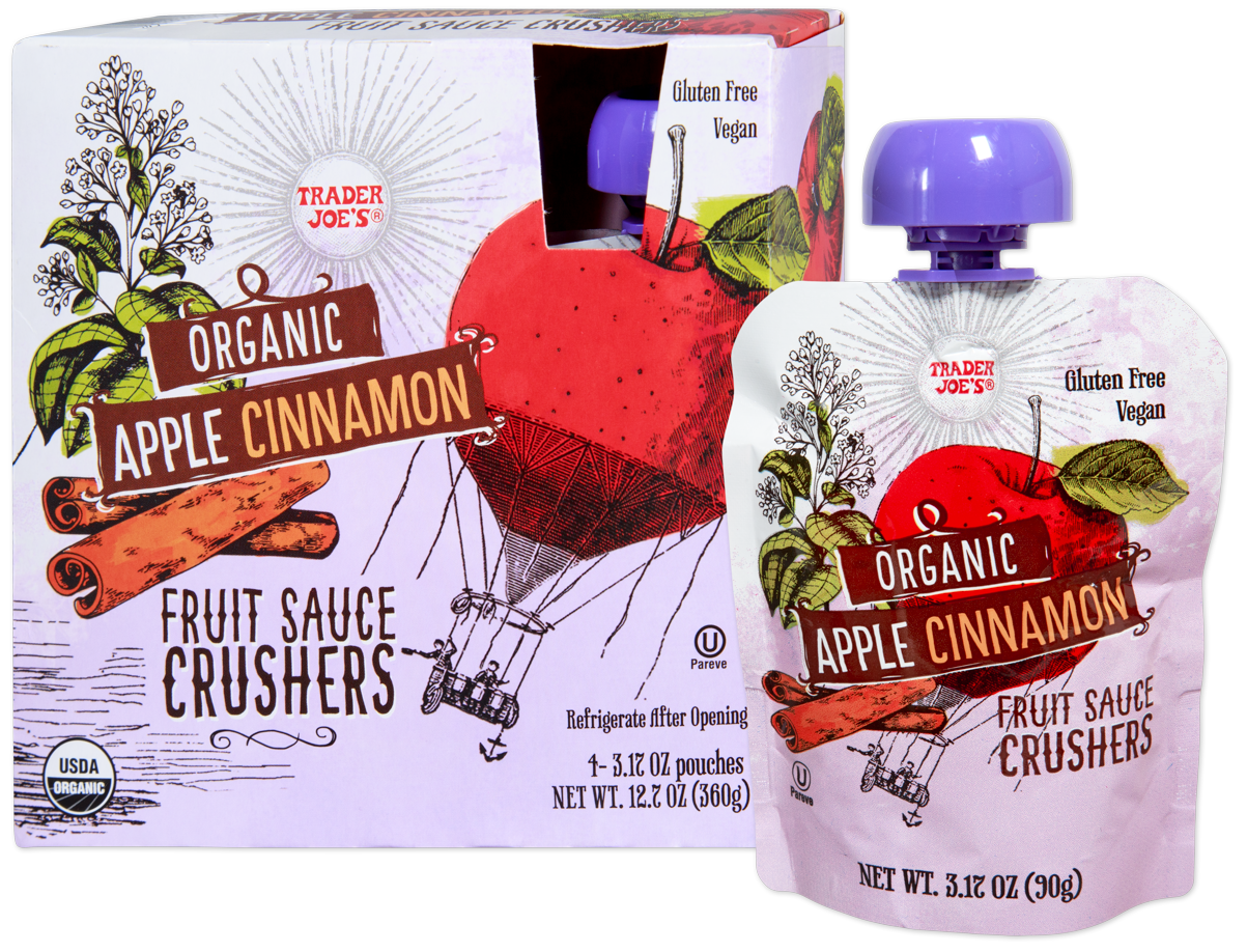 Trader Joe's Organic Apple Cinnamon Fruit Sauce Crushers