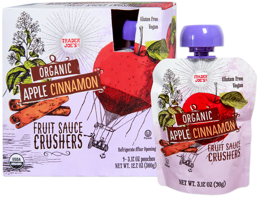 Trader Joe's Organic Apple Cinnamon Fruit Sauce Crushers