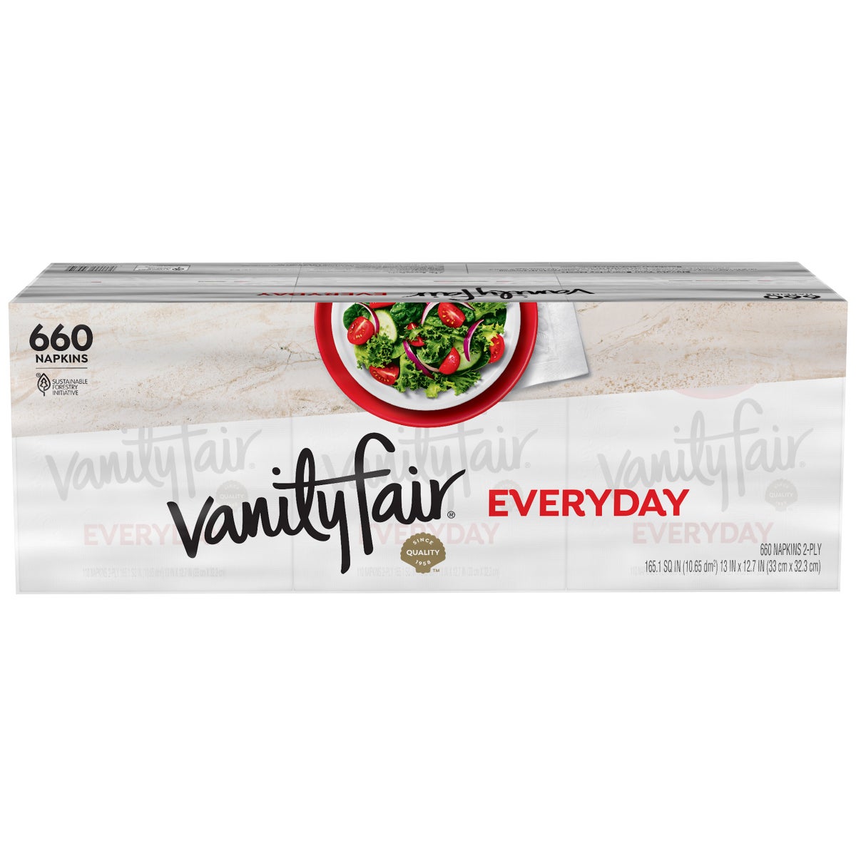 Pack of Vanity Fair 110-count everyday napkins