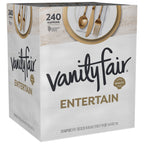 Vanity Fair Entertain white 3-ply paper napkins
