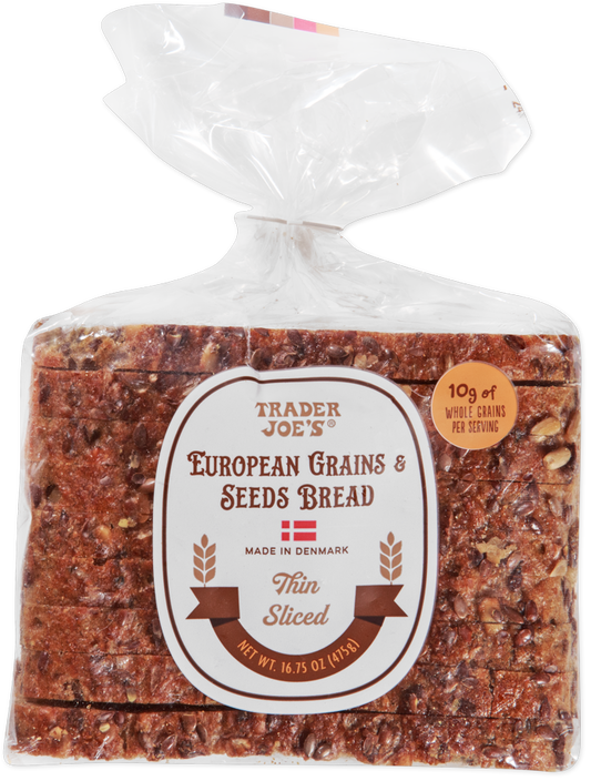 Trader Joe's European Grains and Seeds Bread loaf