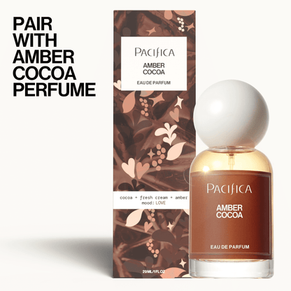 Pacifica Amber Cocoa odor-neutralizing fragrance mist