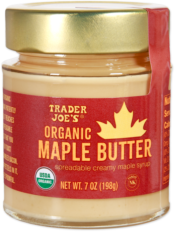 Trader Joe's Organic Maple Butter jar