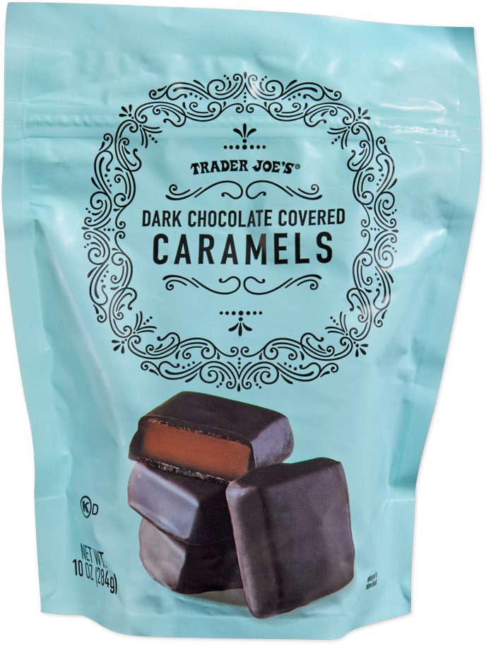 Trader Joe's dark chocolate covered caramels