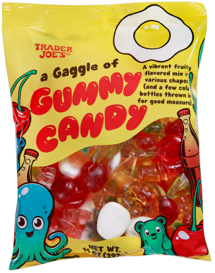 Trader Joe's A Gaggle of Gummy Candy assortment