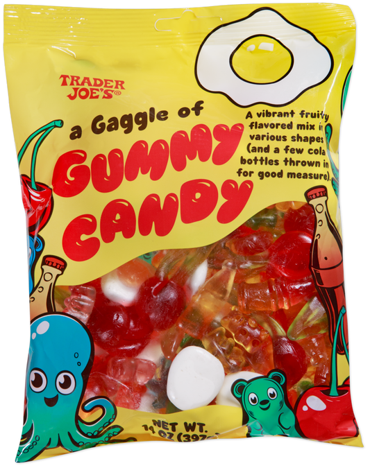 Trader Joe's A Gaggle of Gummy Candy assortment