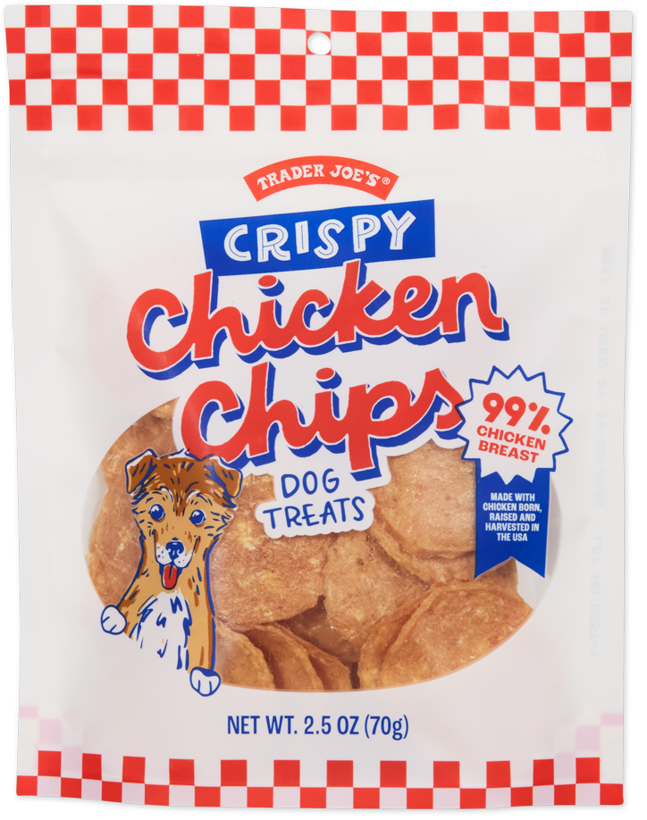 Trader Joe's Crispy Chicken Chips dog treats