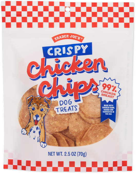Trader Joe's Crispy Chicken Chips dog treats