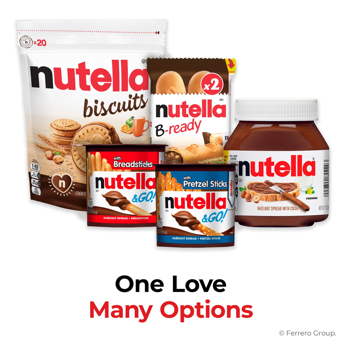 Nutella Biscuits resealable snack bag