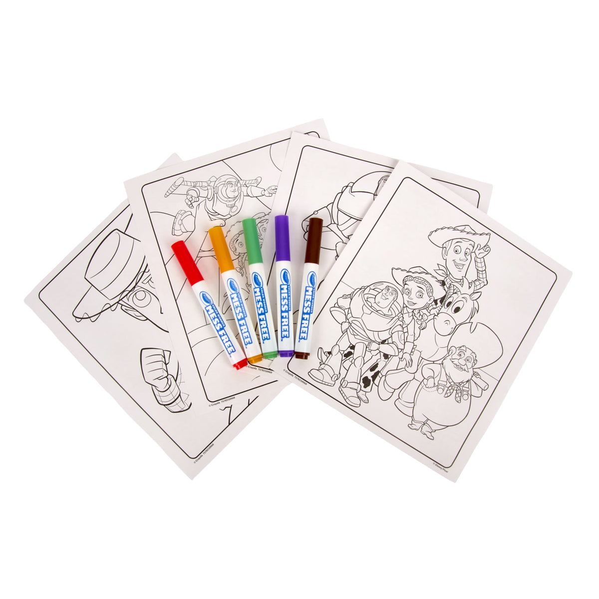 Crayola Toy Story 5 activity set with 18 coloring pages