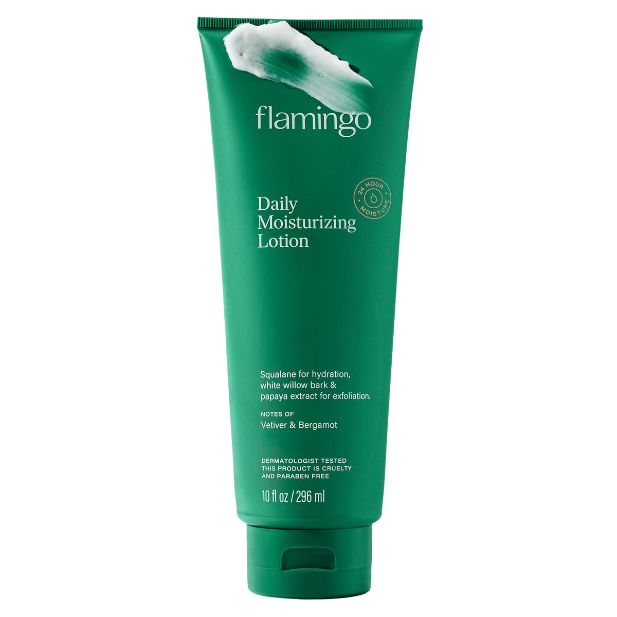 Flamingo daily lotion 10 fl oz packaging