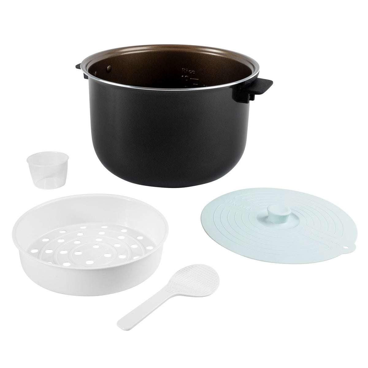 Aroma rice cooker with 4-quart pot