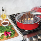 Outdoor top-of-grill smoker set