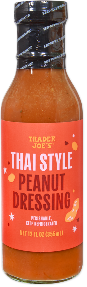 Trader Joe's Thai Style Peanut Dressing bottle