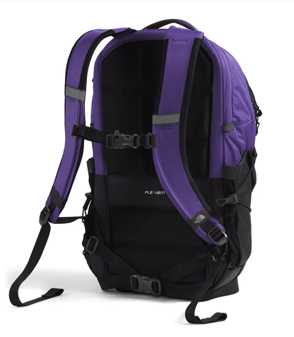 The North Face backpack with signature bungee straps