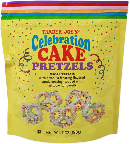 Trader Joe's Celebration Cake Pretzels festive snack