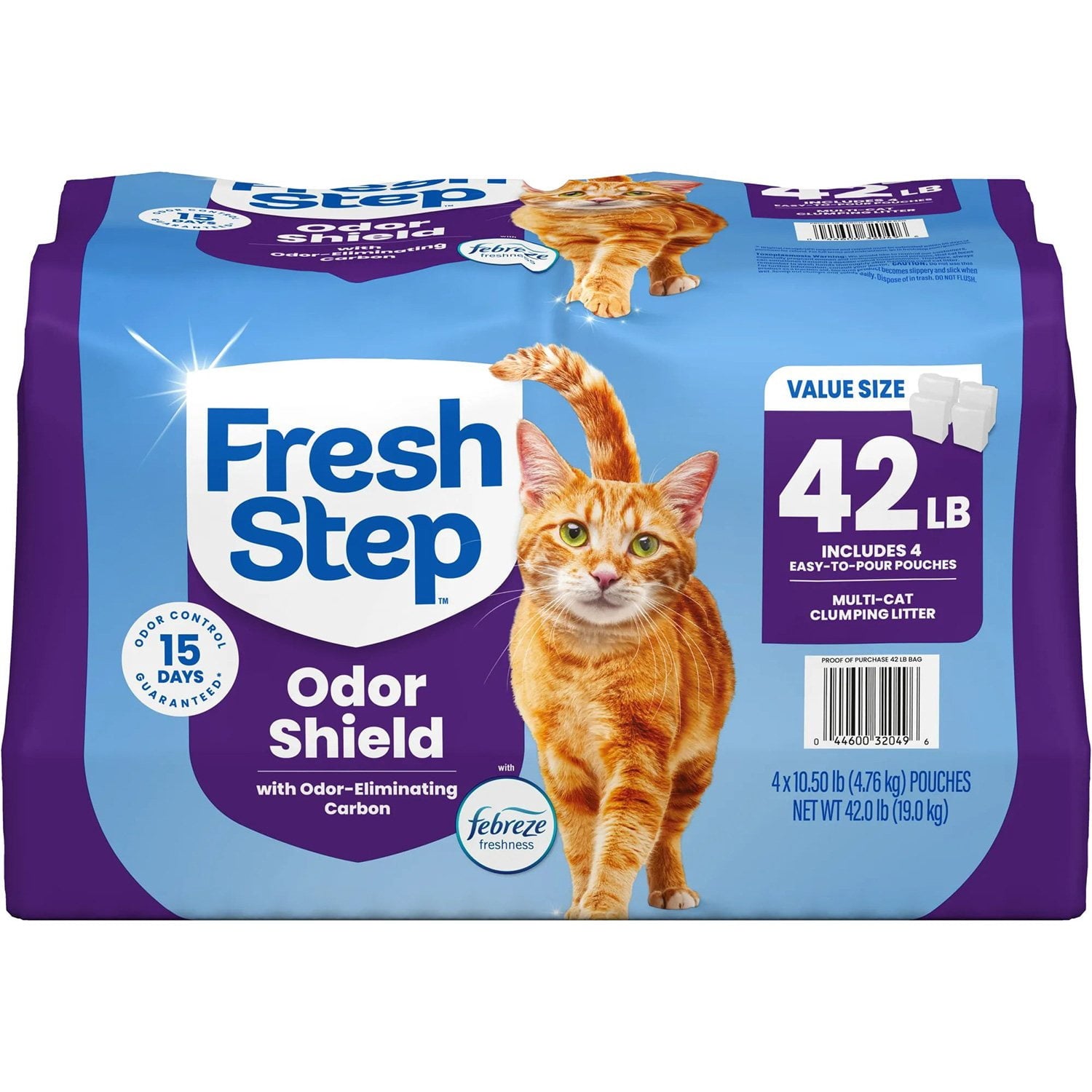 Fresh Step Odor Shield multi cat clumping litter 42 lb