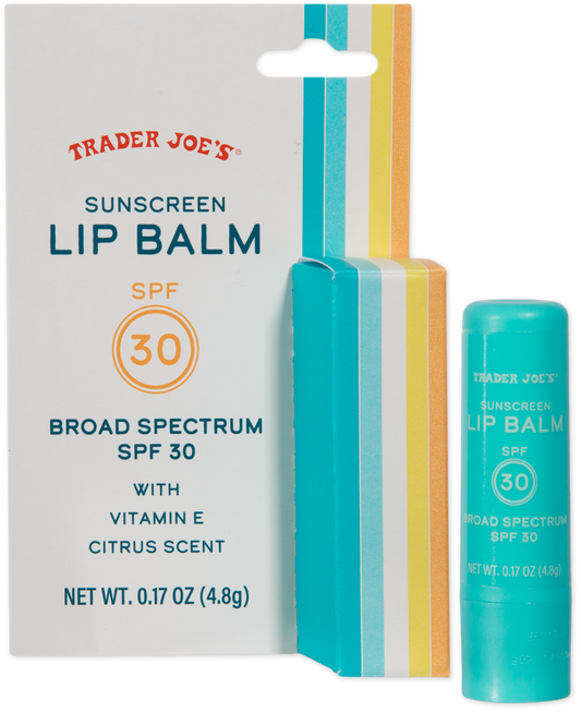 Trader Joe's Sunscreen Lip Balm SPF 30