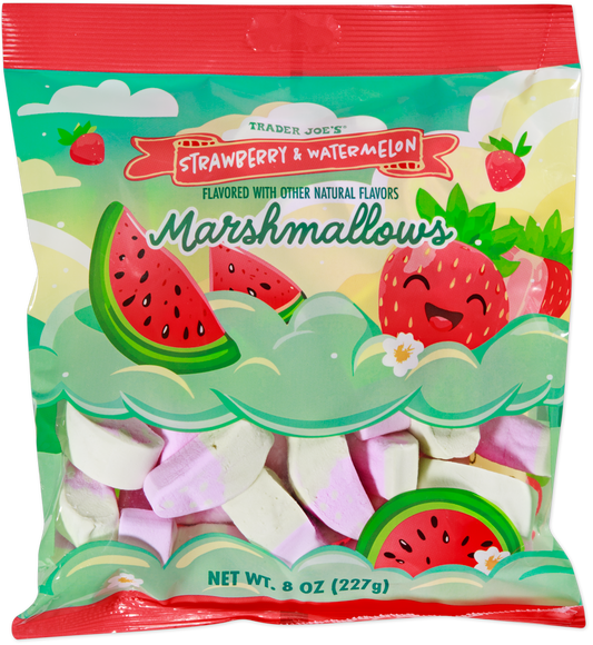 Trader Joe's strawberry and watermelon marshmallows