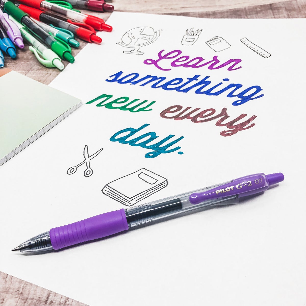 Pilot G2 retractable premium gel pens assorted colors