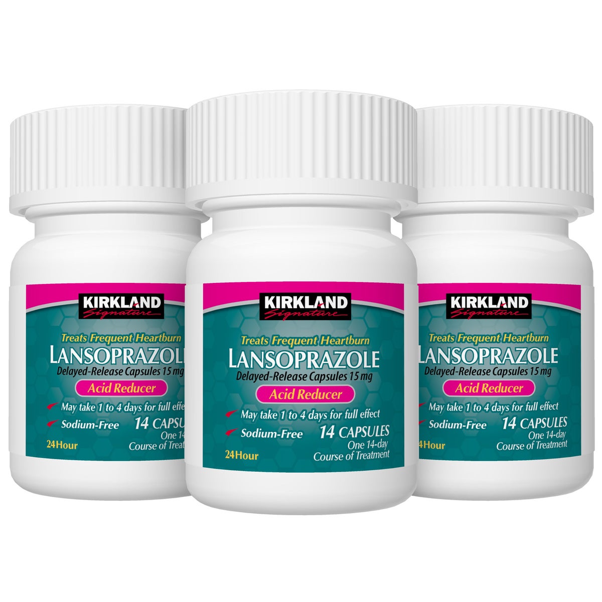 Kirkland Signature 42-count acid reducer capsule box