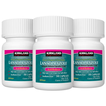 Kirkland Signature 42-count acid reducer capsule box