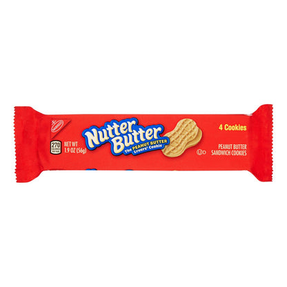 Nabisco — Nutter Butter Sandwich Cookies, 1.9 oz, 24-count