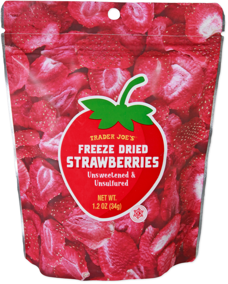 Trader Joe's freeze dried strawberries snack