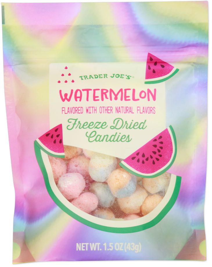 Trader Joe's watermelon freeze dried candies