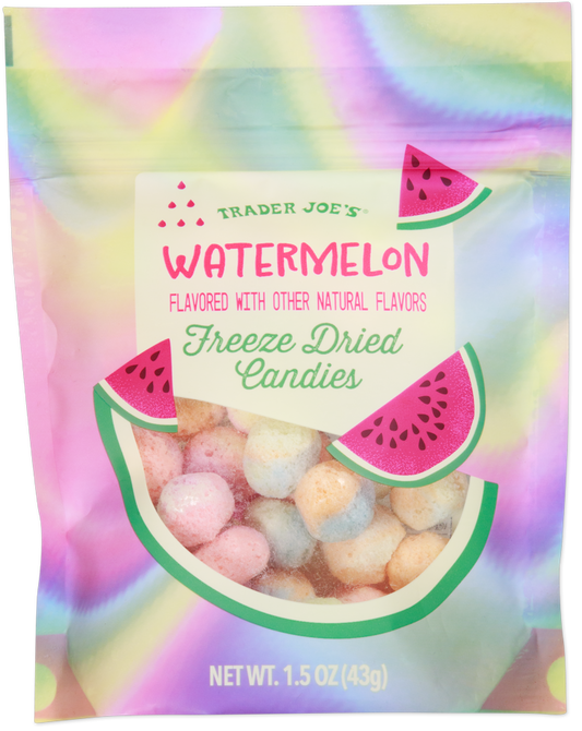 Trader Joe's watermelon freeze dried candies