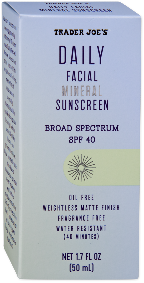 Trader Joe's Daily Facial Mineral Sunscreen SPF 40