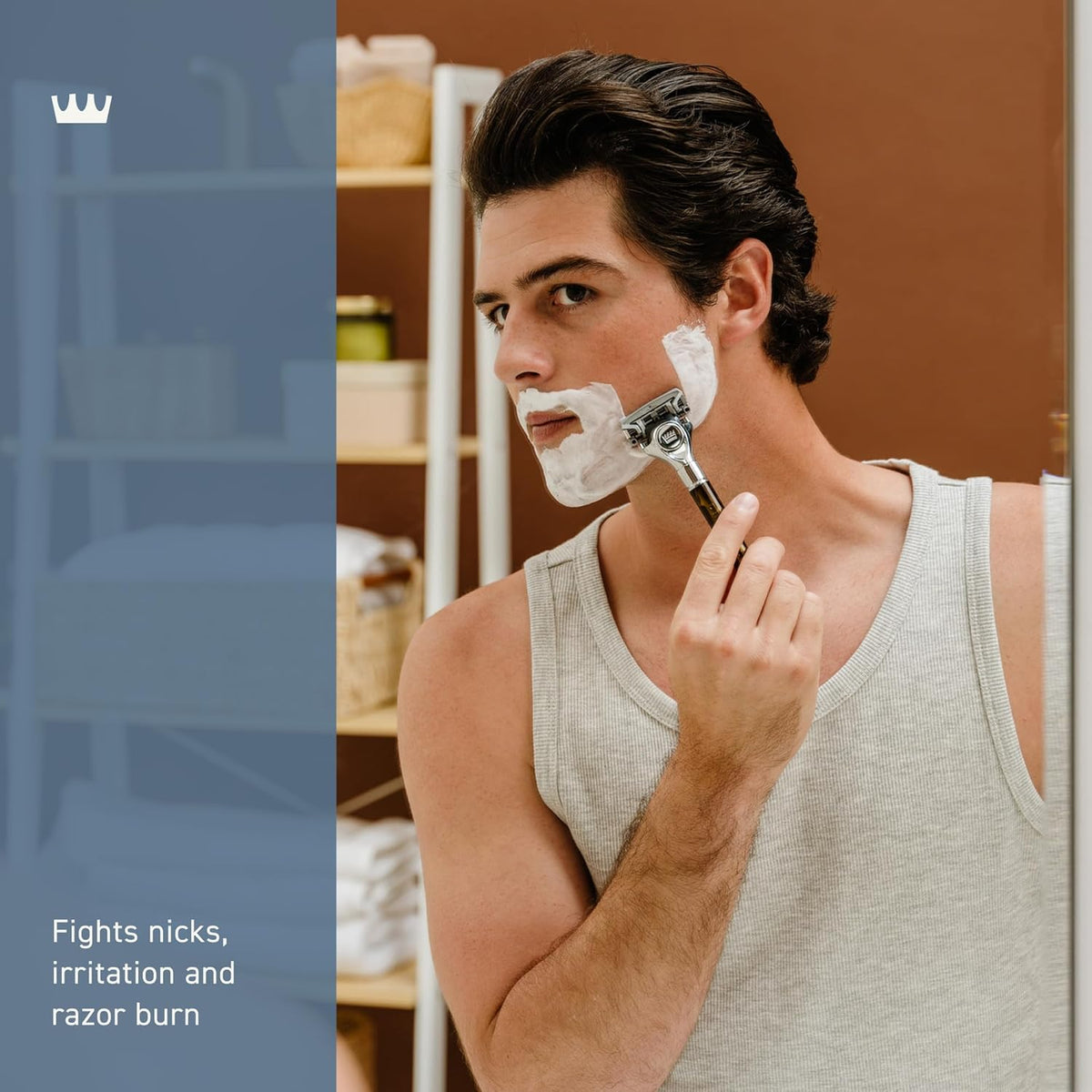 Cremo concentrated shave cream tube for men’s grooming