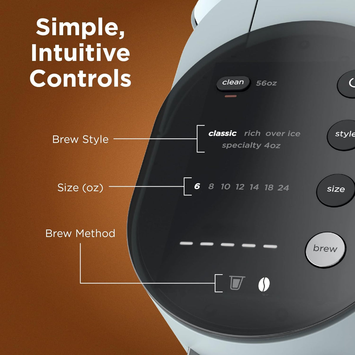 Ninja single serve brewer for café-style drinks