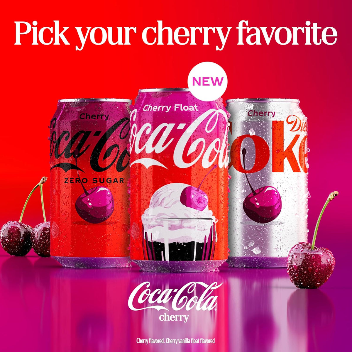 12 fl oz Coca-Cola Zero Sugar flavored soda cans