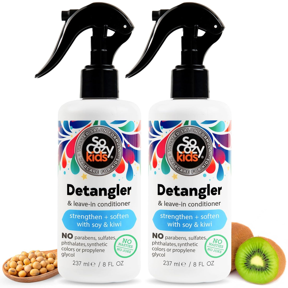 SO COZY 2-in-1 children's hair detangling spray