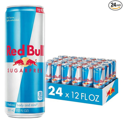 Red Bull Sugarfree Energy Drink 24-pack cans