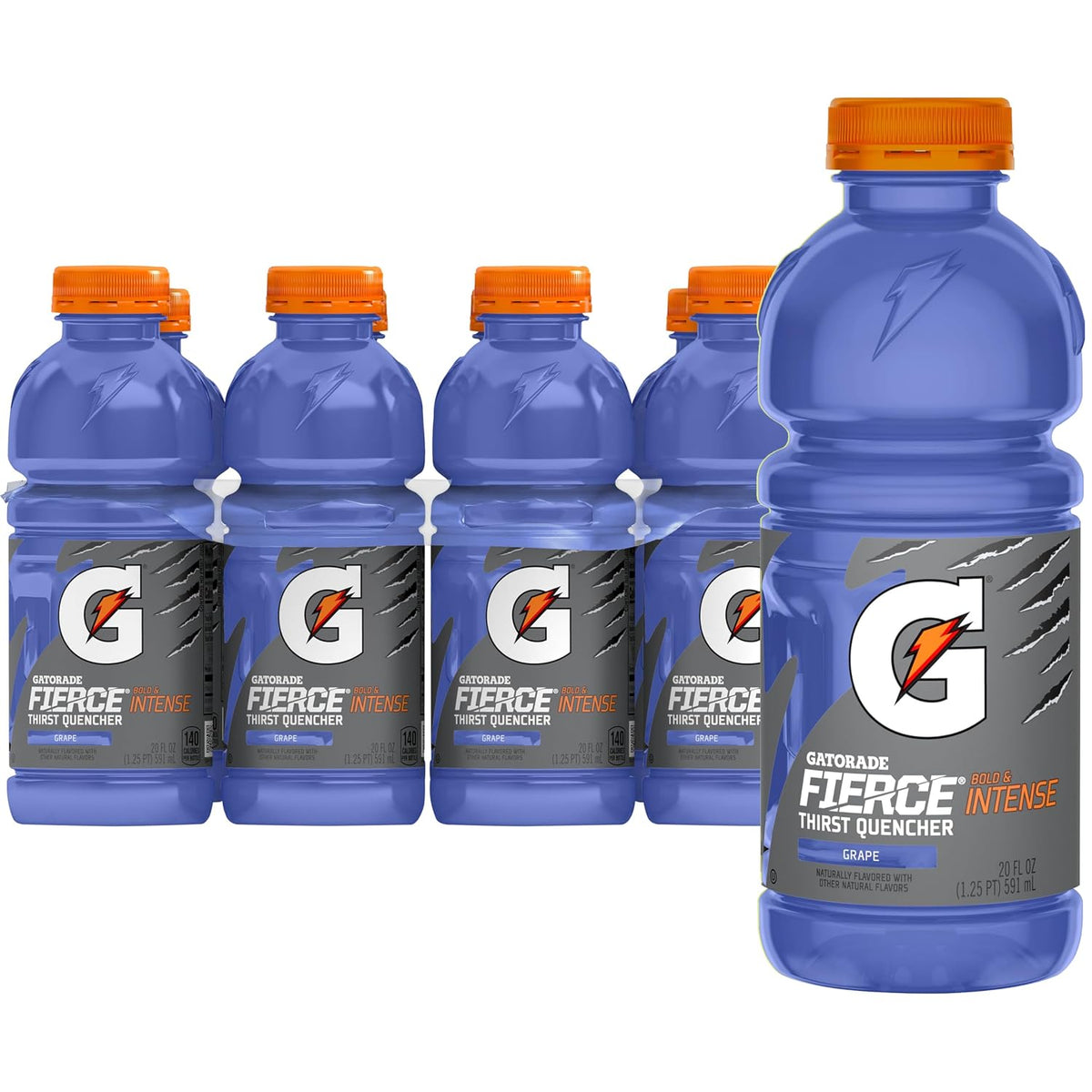 Gatorade Thirst Quencher Fierce Grape bottles