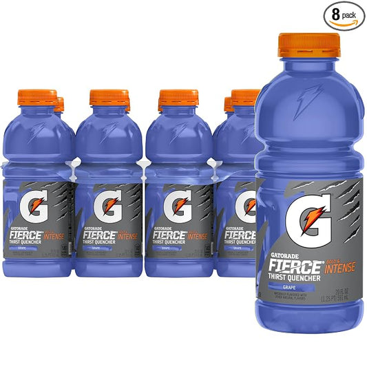Gatorade Fierce Grape 20 fl oz sports drink 8 pack