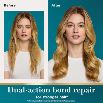OGX heat protection spray for styling and bond repair