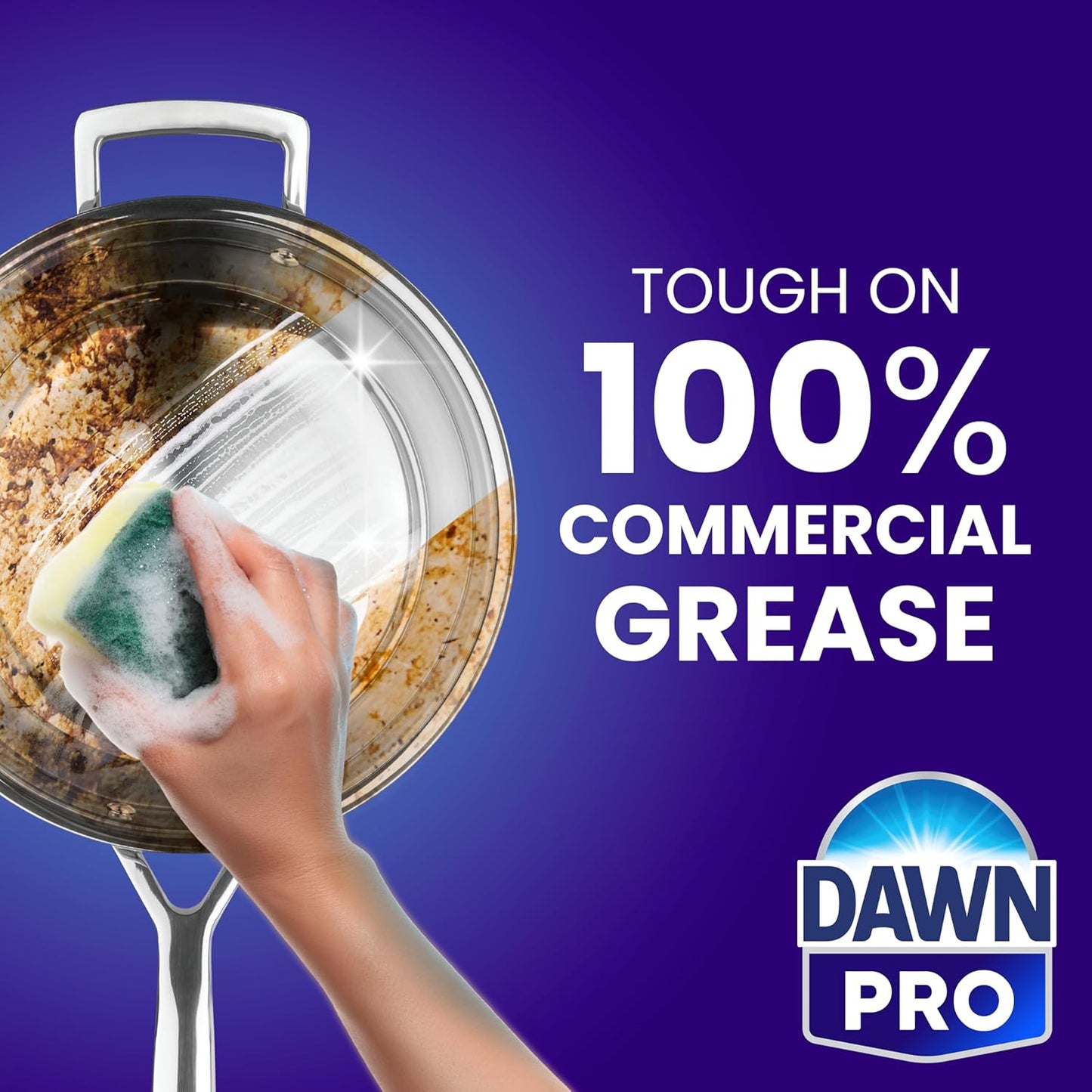 Dawn PRO Manual Pot and Pan Detergent, Dish Soap Liquid for Dishwashing by Hand, Bulk Concentrate for Commercial Use, 1 gal