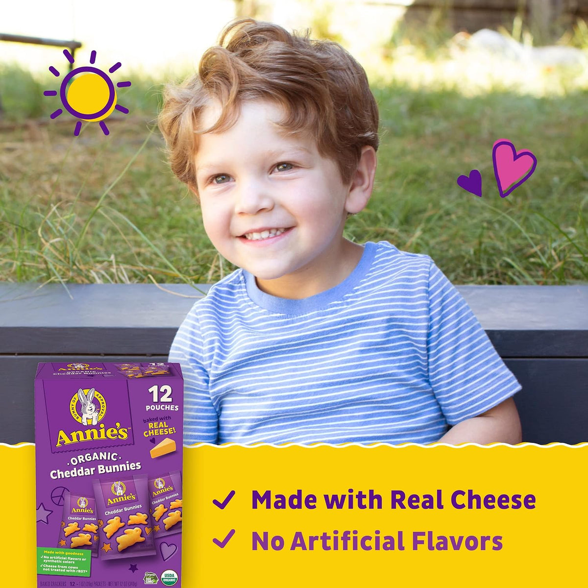Cheddar Bunnies lunchbox snack cracker pouches