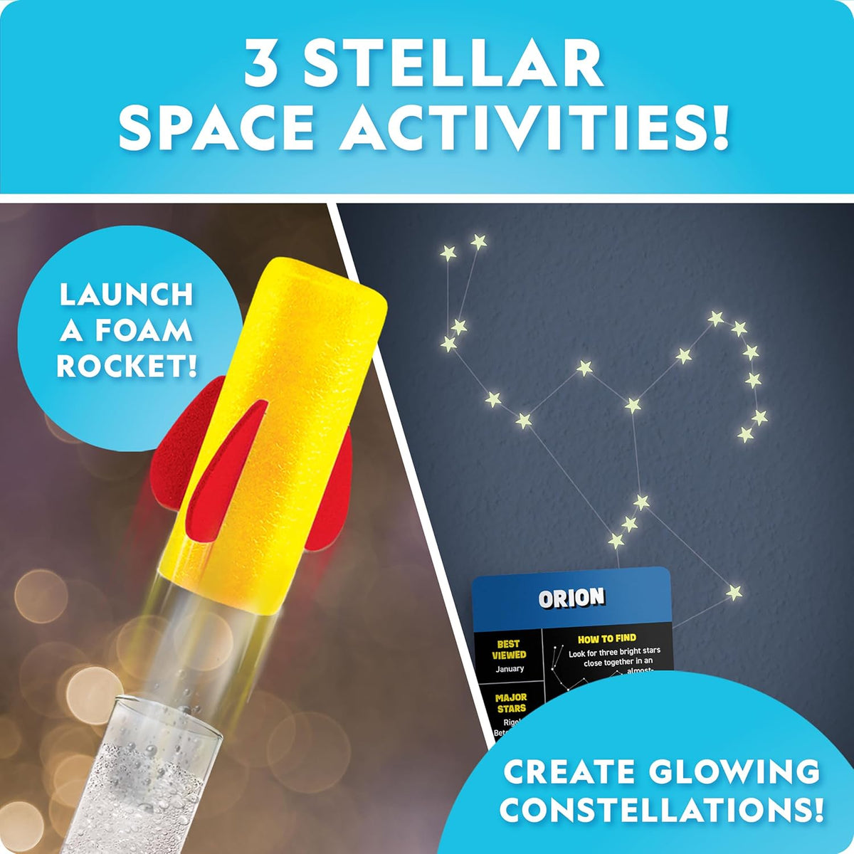 Painted solar system model display kit