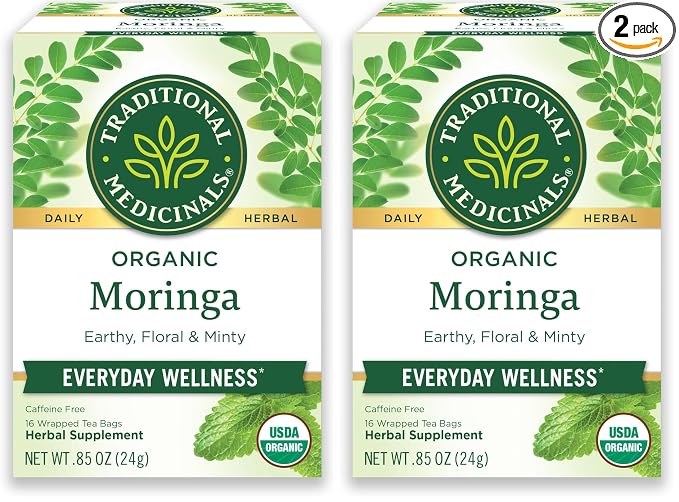 Traditional Medicinals spearmint tea 16 bags packaging