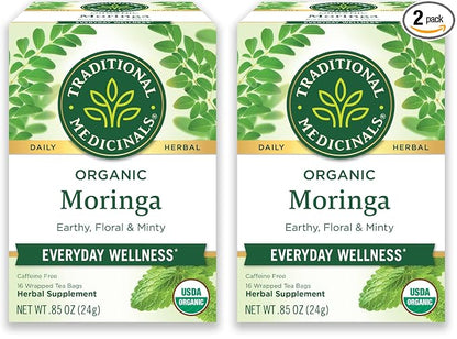Traditional Medicinals spearmint tea 16 bags packaging