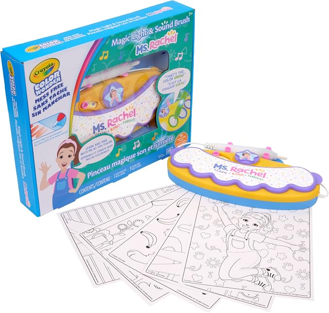 Crayola light-up paint brush with Color Wonder paints